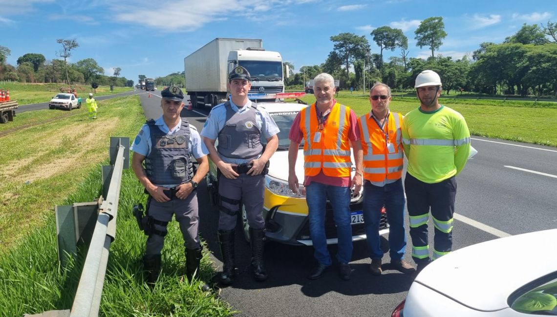 Em Santa Rita do Passa Quatro, Ipem-SP verifica radares na rodovia Anhanguera